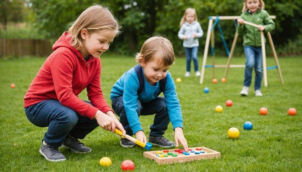 Jeux d'extérieur pour enfants de 3 à 6 ans : stimuler leur créativité et motricité