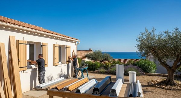 Menuiserie à Sanary-sur-Mer : le choix du matériau face au climat méditerranéen